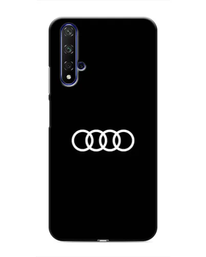 Чохол для Huawei Honor 20 з картинкою «Audi White Logo»
