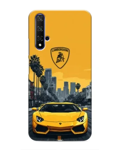 Чохол для Huawei Honor 20 з картинкою «Жовтий Lamborghini місто» Чохол для Huawei Honor 20 з картинкою «Жовтий Lamborghini місто»