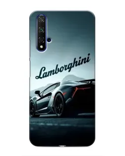 Чохол для Huawei Honor 20 з картинкою «Класичний Lamborghini надпис»