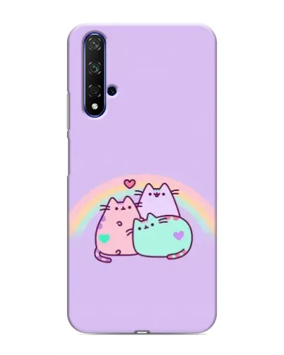 Чохол для Huawei Honor 20 з картинкою «Веселкові Пушини»