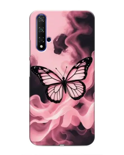 Чохол для Huawei Honor 20 з картинкою «Метелик у диму»