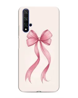Чохол для Huawei Honor 20 з картинкою «Рожевий бант»