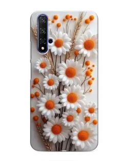 Чохол для Huawei Honor 20 з картинкою «Білі сухоцвіти» Чохол для Huawei Honor 20 з картинкою «Білі сухоцвіти»