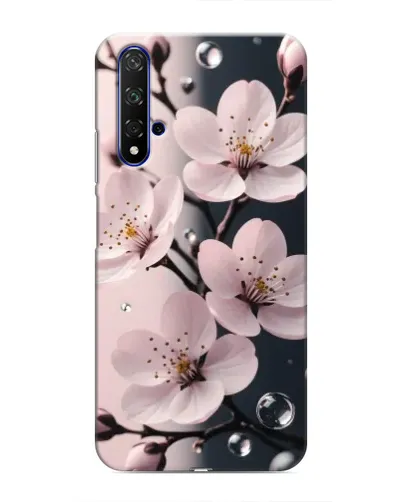 Чохол для Huawei Honor 20 з картинкою «Ніжня сакура та краплі» Чохол для Huawei Honor 20 з картинкою «Ніжня сакура та краплі»
