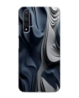 Чохол для Huawei Honor 20 з картинкою «Об'ємні сині складки» Чохол для Huawei Honor 20 з картинкою «Об'ємні сині складки»