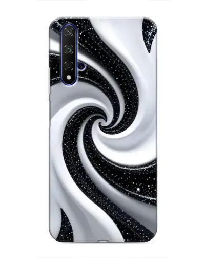 Чохол для Huawei Honor 20 з картинкою «Чорно-біла спіраль» Чохол для Huawei Honor 20 з картинкою «Чорно-біла спіраль»