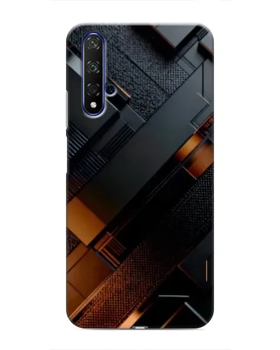 Чохол для Huawei Honor 20 з картинкою «Чорні геометричні блоки» Чохол для Huawei Honor 20 з картинкою «Чорні геометричні блоки»