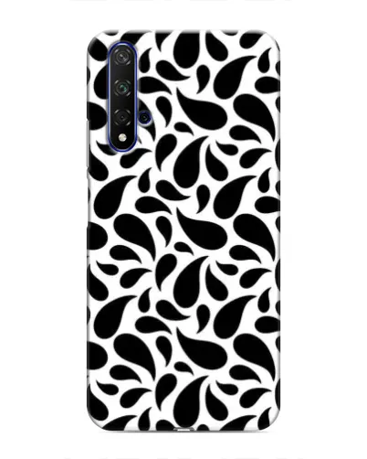 Чохол для Huawei Honor 20 з картинкою «Контрастні чорні краплі» Чохол для Huawei Honor 20 з картинкою «Контрастні чорні краплі»