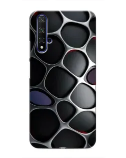 Чохол для Huawei Honor 20 з картинкою «Об'ємна темна решітка»