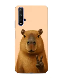 Чохол для Huawei Honor 20 з картинкою «Капібара вікторія» Чохол для Huawei Honor 20 з картинкою «Капібара вікторія»