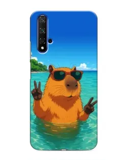 Чохол для Huawei Honor 20 з картинкою «Морська капібара» Чохол для Huawei Honor 20 з картинкою «Морська капібара»