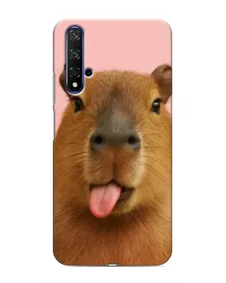 Чохол для Huawei Honor 20 з картинкою «Капібара з язиком» Чохол для Huawei Honor 20 з картинкою «Капібара з язиком»