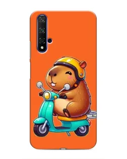 Чохол для Huawei Honor 20 з картинкою «Капібара на скутері» Чохол для Huawei Honor 20 з картинкою «Капібара на скутері»
