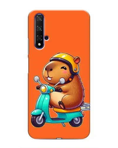 Чохол для Huawei Honor 20 з картинкою «Капібара на скутері» Чохол для Huawei Honor 20 з картинкою «Капібара на скутері»
