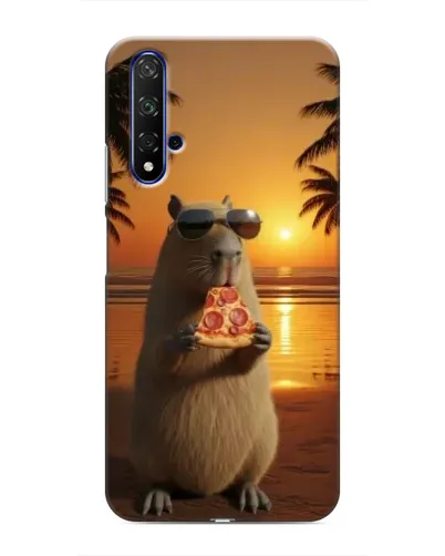 Чохол для Huawei Honor 20 з картинкою «Капібара з піцою» Чохол для Huawei Honor 20 з картинкою «Капібара з піцою»