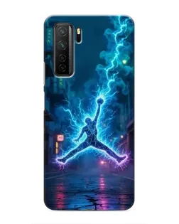 Чохол для Honor 30s з картинкою «Jordan Gold Jumpman»