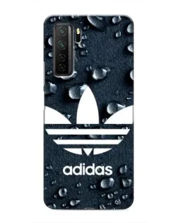 Чохол для Honor 30s з картинкою «Adidas Trefoil Blue»