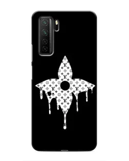 Чохол для Honor 30s з картинкою «Квіткова монограма»