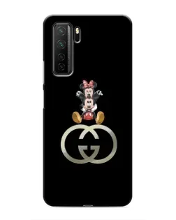 Чохол для Honor 30s з картинкою «Мінні Маус на лого»