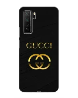Чохол для Honor 30s з картинкою «Золотий логотип Gucci»