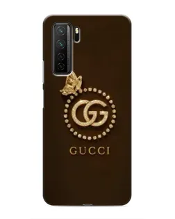 Чохол для Honor 30s з картинкою «Gucci — золотий метелик»