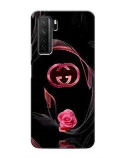 Чохол для Honor 30s з картинкою «Gucci — неонова троянда»