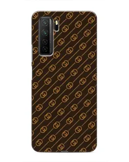 Чохол для Honor 30s з картинкою «Gucci — золоті діагоналі»