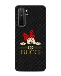 Чохол для Honor 30s з картинкою «Мінні Маус Gucci — чорний»
