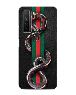 Чохол для Honor 30s з картинкою «Gucci — змія на смузі»