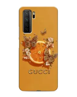 Чохол для Honor 30s з картинкою «Gucci — золоті метелики»
