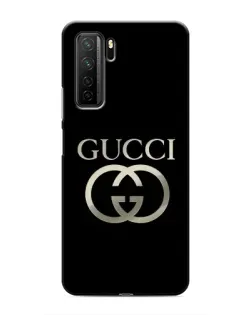 Чохол для Honor 30s з картинкою «Gucci — золото на чорному»