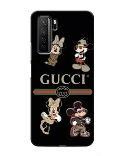 Чохол для Honor 30s з картинкою «Gucci — герої Disney та монограма»
