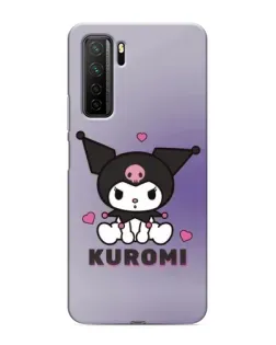 Чохол для Honor 30s з картинкою «Kuromi — фіолетовий арт»