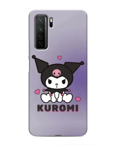 Чохол для Honor 30s з картинкою «Kuromi — фіолетовий арт»