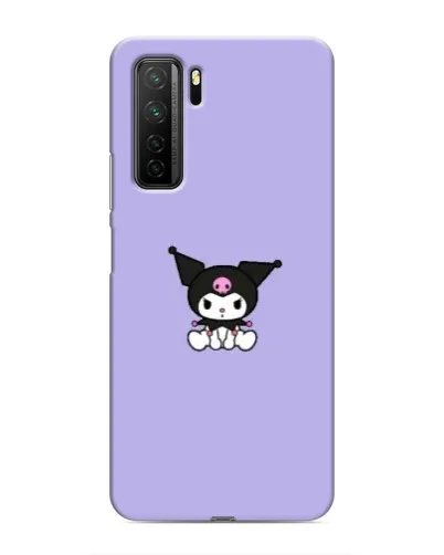 Чохол для Honor 30s з картинкою «Kuromi — фіолетовий мінімалізм»