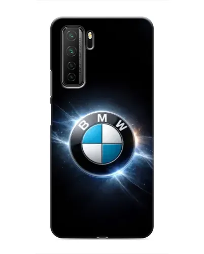 Чохол для Honor 30s з картинкою «BMW — неонове сяйво»