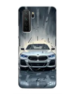 Чохол для Honor 30s з картинкою «BMW у світлі фар»