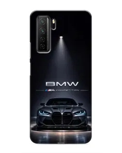 Чохол для Honor 30s з картинкою «BMW крізь нічне місто»