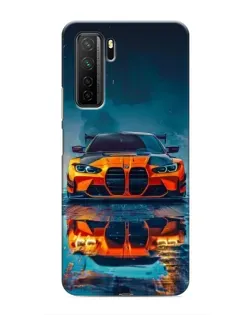 Чохол для Honor 30s з картинкою «BMW — золота емблема»