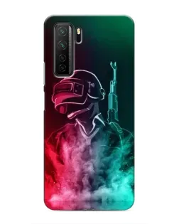 Чохол для Honor 30s з картинкою «PUBG — вогняний воїн»