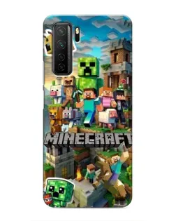 Чехол для Honor 30s с картинкой «Замок Minecraft» Чехол для Honor 30s с картинкой «Замок Minecraft»