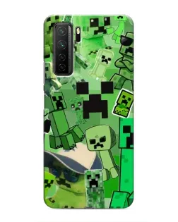 Чехол для Honor 30s с картинкой «Криперы Minecraft» Чехол для Honor 30s с картинкой «Криперы Minecraft»