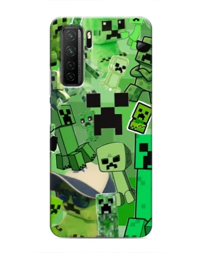 Чехол для Honor 30s с картинкой «Криперы Minecraft» Чехол для Honor 30s с картинкой «Криперы Minecraft»