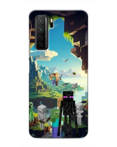 Чехол для Honor 30s с картинкой «Эндермен в лесу» Чехол для Honor 30s с картинкой «Эндермен в лесу»