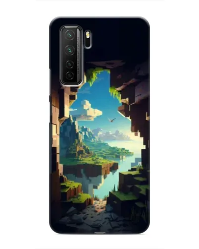 Чехол для Honor 30s с картинкой «Вид из пещеры» Чехол для Honor 30s с картинкой «Вид из пещеры»