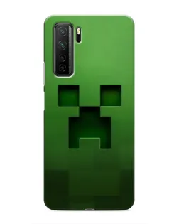 Чехол для Honor 30s с картинкой «Крипер микро-дизайн»