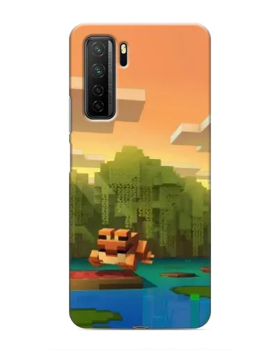 Чехол для Honor 30s с картинкой «Майнкрафт закат солнца» Чехол для Honor 30s с картинкой «Майнкрафт закат солнца»