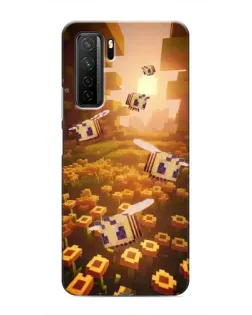 Чехол для Honor 30s с картинкой «Поле подсолнухов»