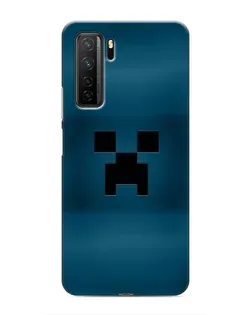 Чехол для Honor 30s с картинкой «Крипер текстура»