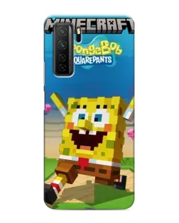 Чехол для Honor 30s с картинкой «Губка Боб Minecraft» Чехол для Honor 30s с картинкой «Губка Боб Minecraft»